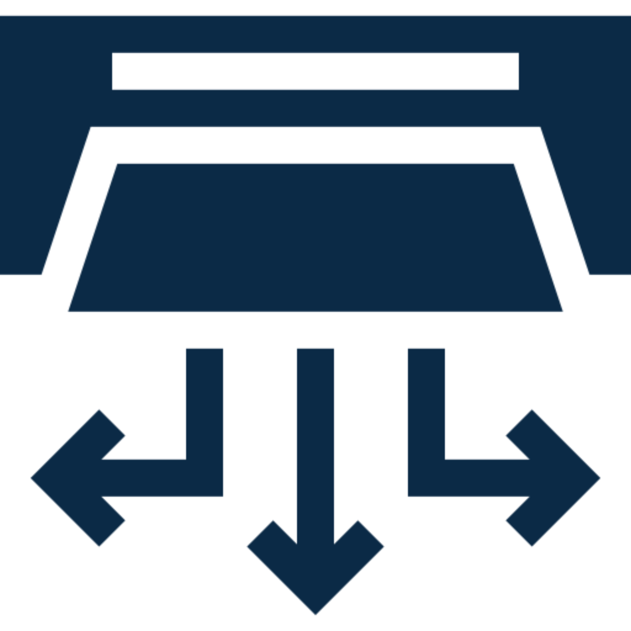 Abstract geometric design with arrows and lines.