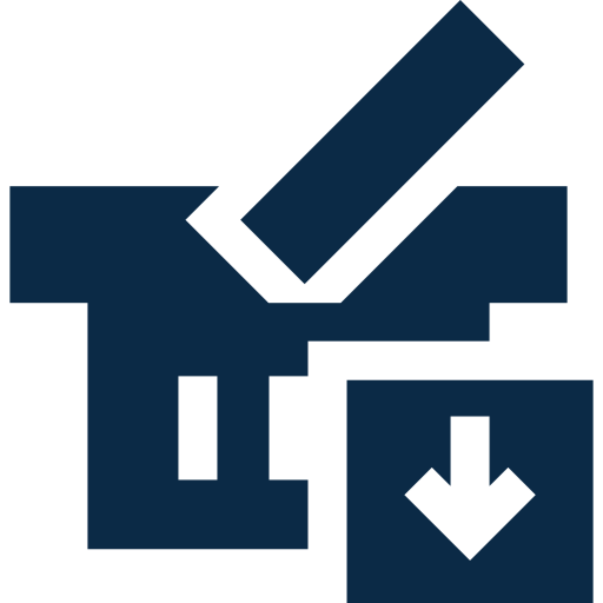 Download icon with arrow and box.