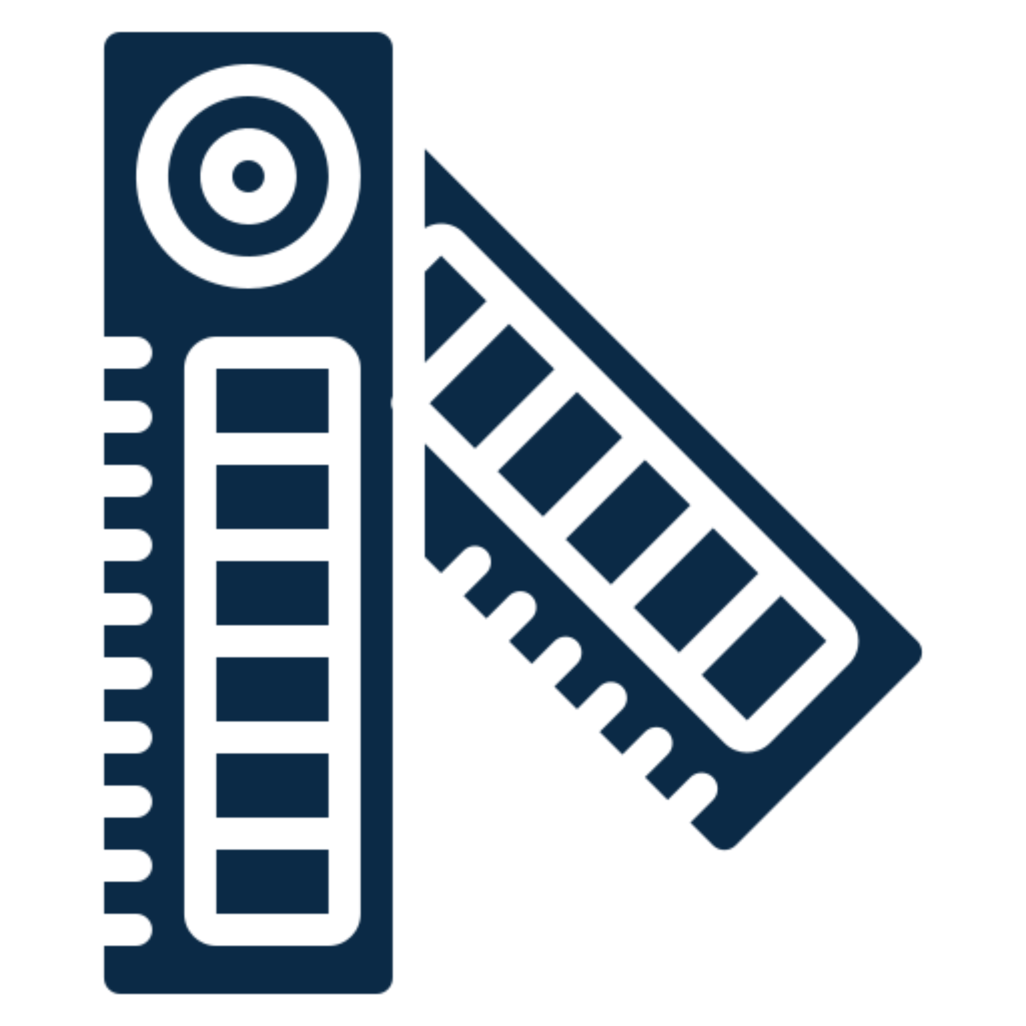 Triangular ruler and protractor icon illustration.